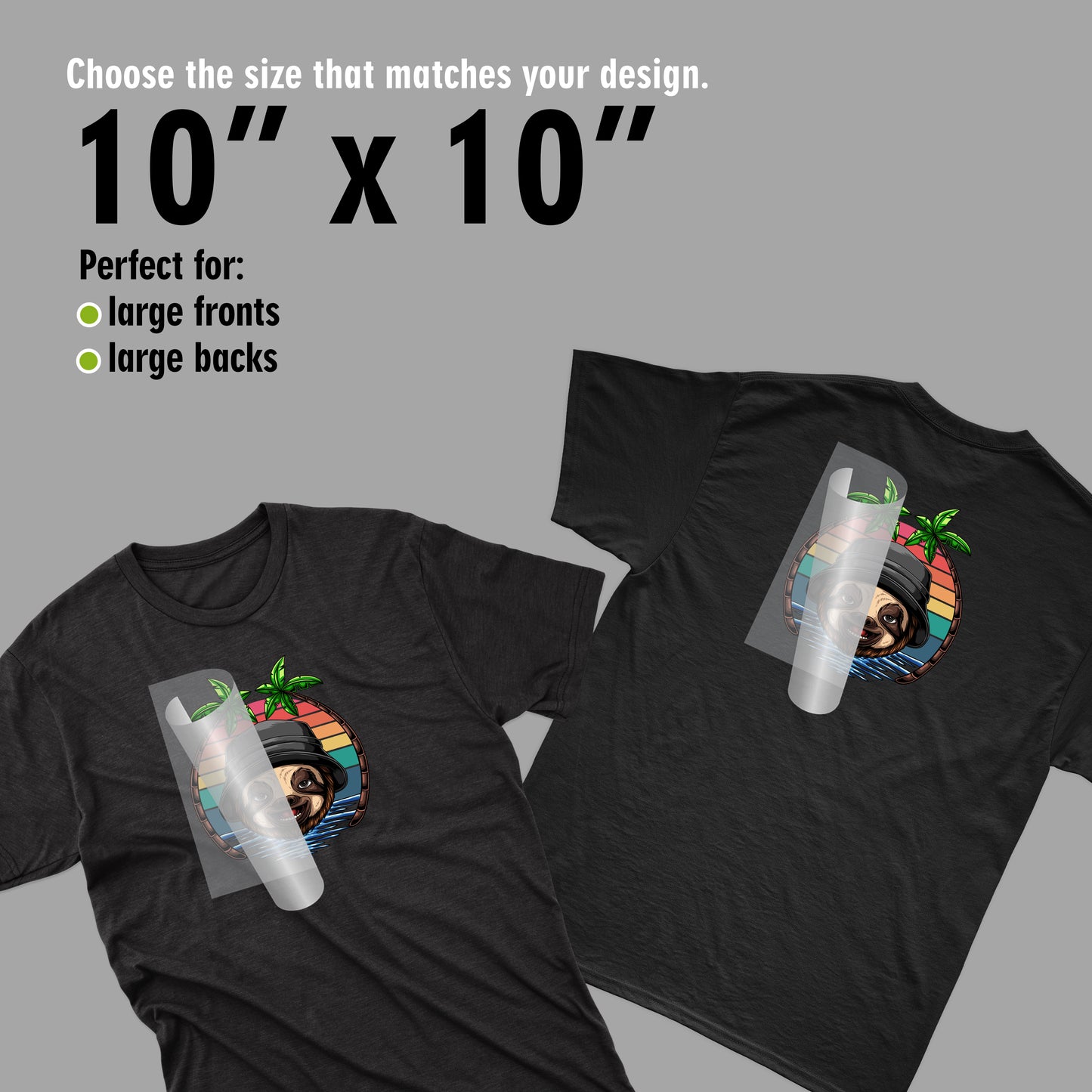 DTF TRANSFERS BY SIZE & QTY