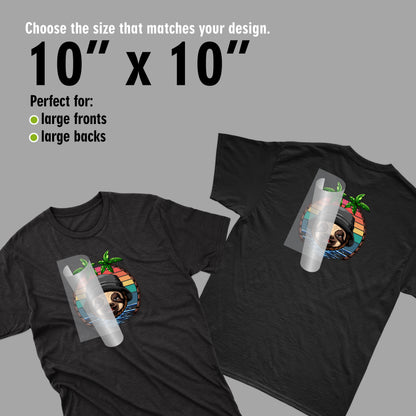 DTF TRANSFERS BY SIZE & QTY