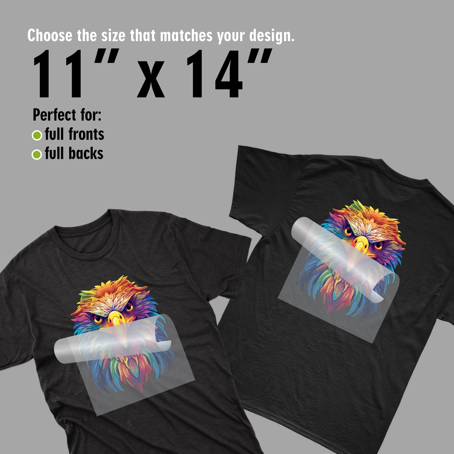 DTF TRANSFERS BY SIZE & QTY