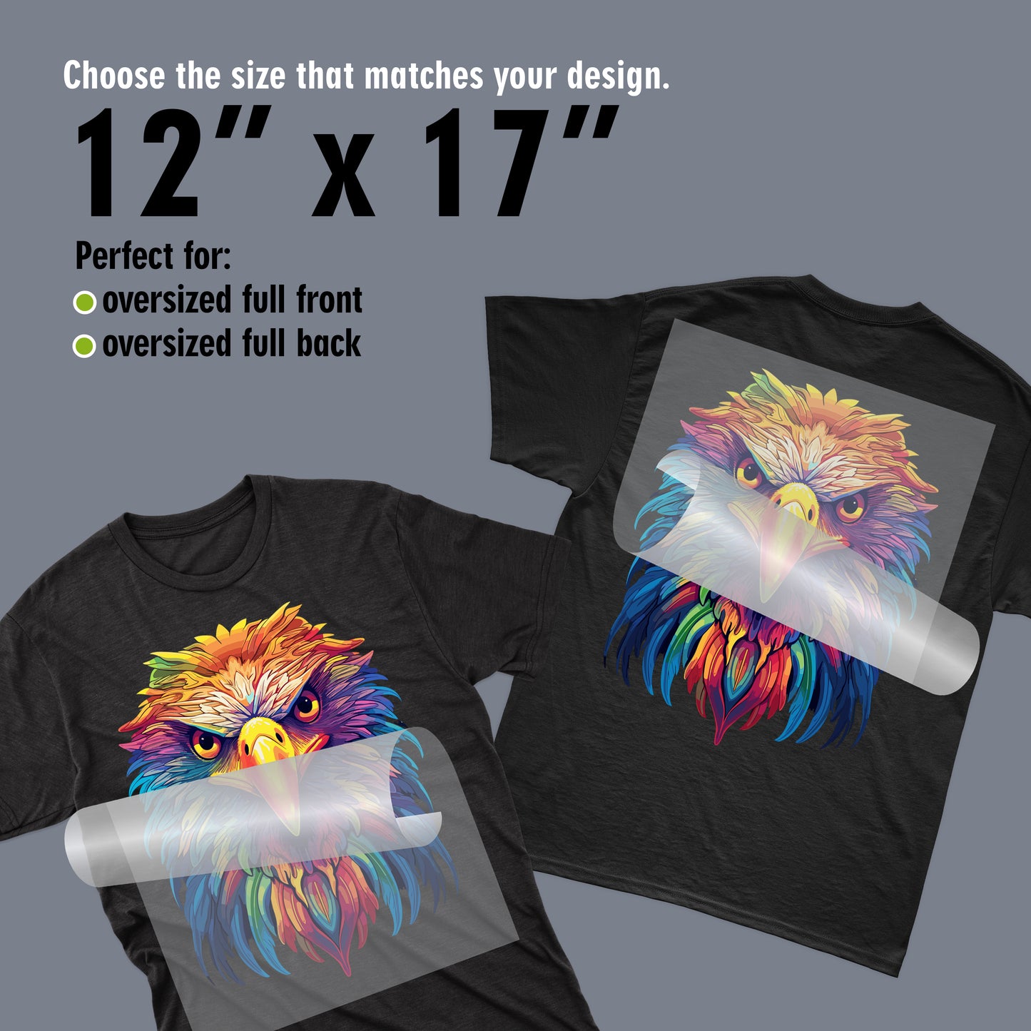 DTF TRANSFERS BY SIZE & QTY