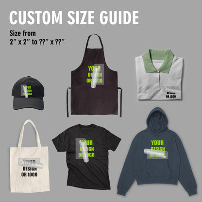 DTF TRANSFERS BY SIZE & QTY