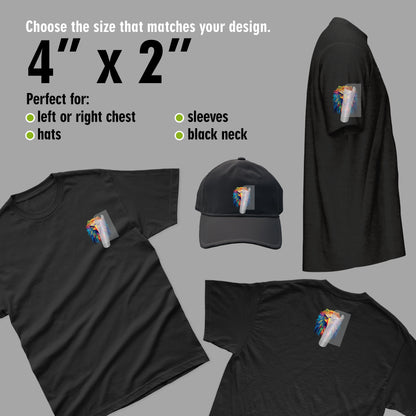 DTF TRANSFERS BY SIZE & QTY