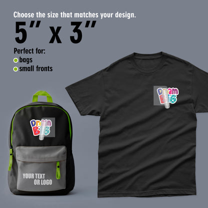 DTF TRANSFERS BY SIZE & QTY