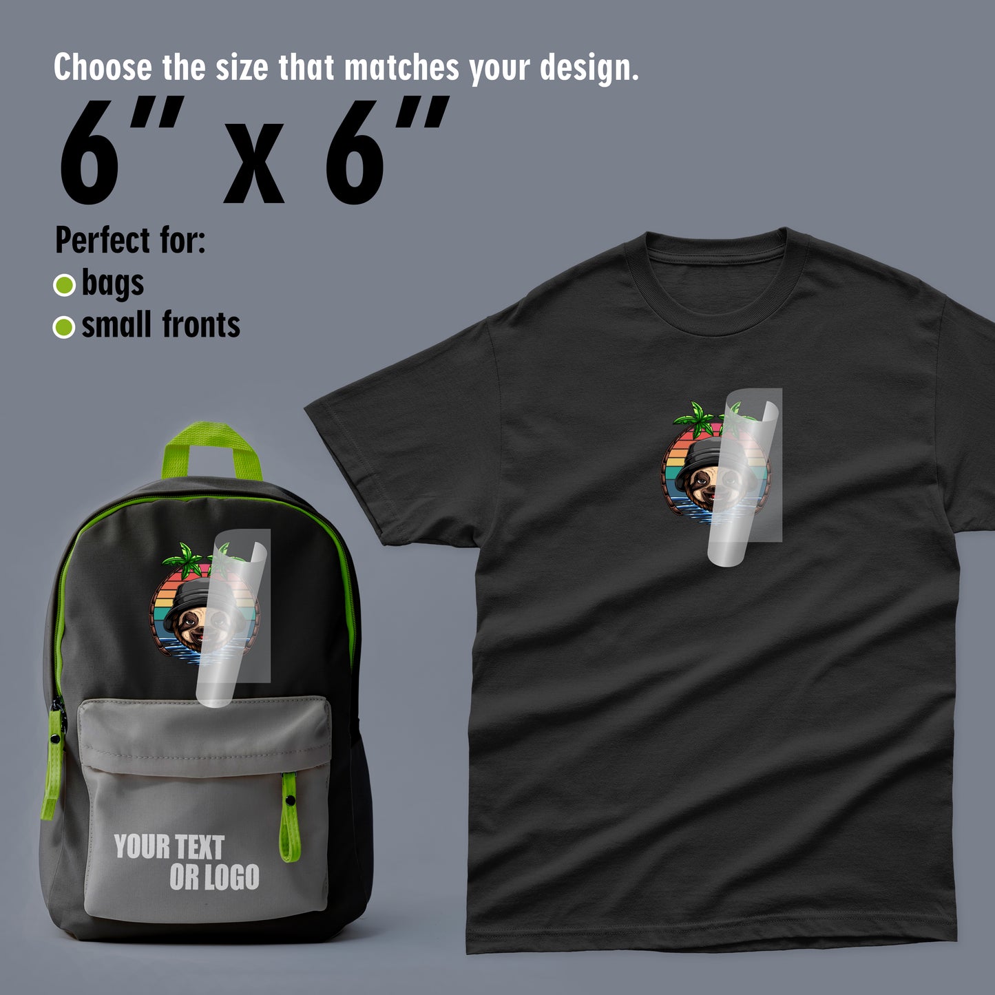 DTF TRANSFERS BY SIZE & QTY