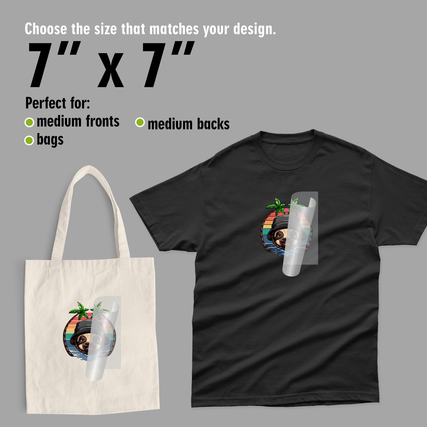 DTF TRANSFERS BY SIZE & QTY