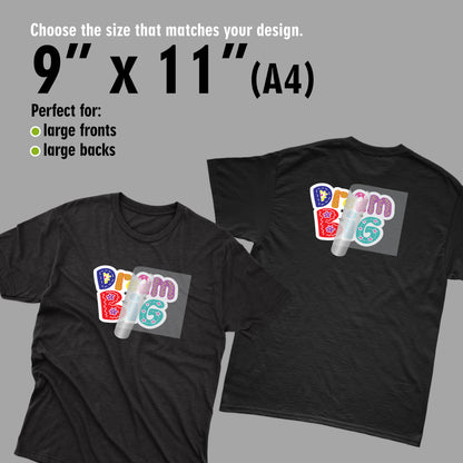 DTF TRANSFERS BY SIZE & QTY